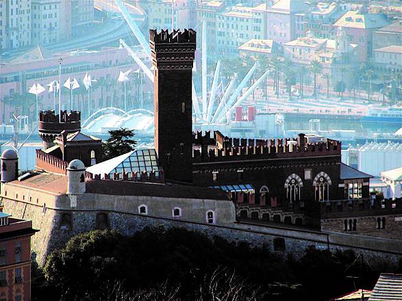 Capodanno a castello d'albertis, una location unica affacciata sulla città e il porto